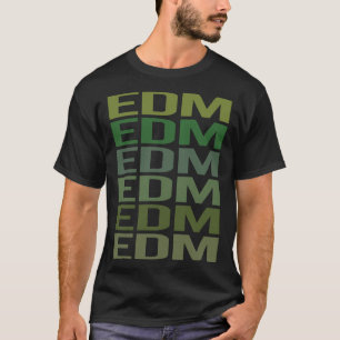 Green Text EDM T-Shirt