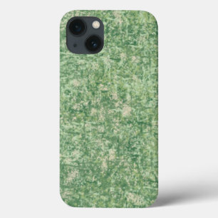 Green Textured Background by Shirley Taylor iPhone 13 Case