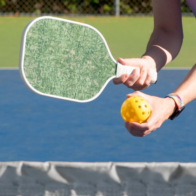 Green Textured Background by Shirley Taylor Pickleball Paddle (Insitu)