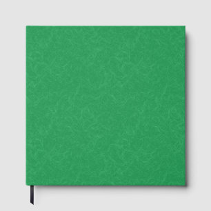 Green textured surface with  swirling pattern guest book