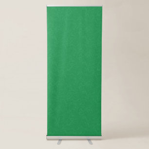 Green textured surface with swirling pattern retractable banner