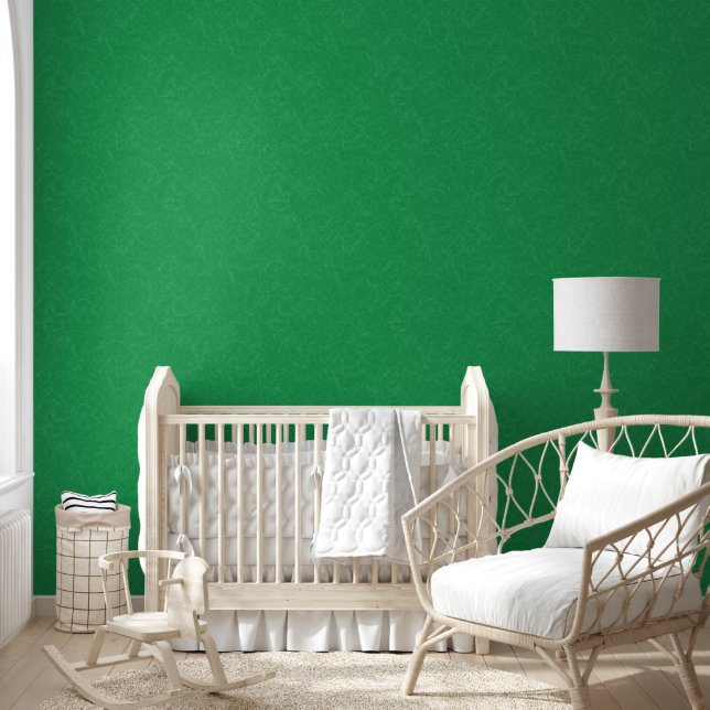 Green textured surface with  swirling pattern wallpaper (Kids)