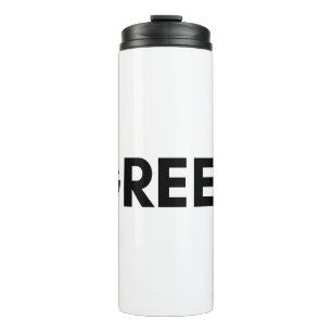 green thermal tumbler