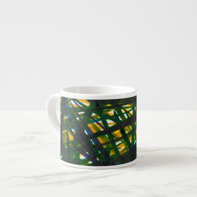 Green Thicket II Espresso Cup (Front Left)