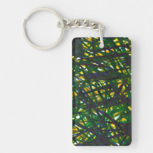 Green Thicket II Key Ring
