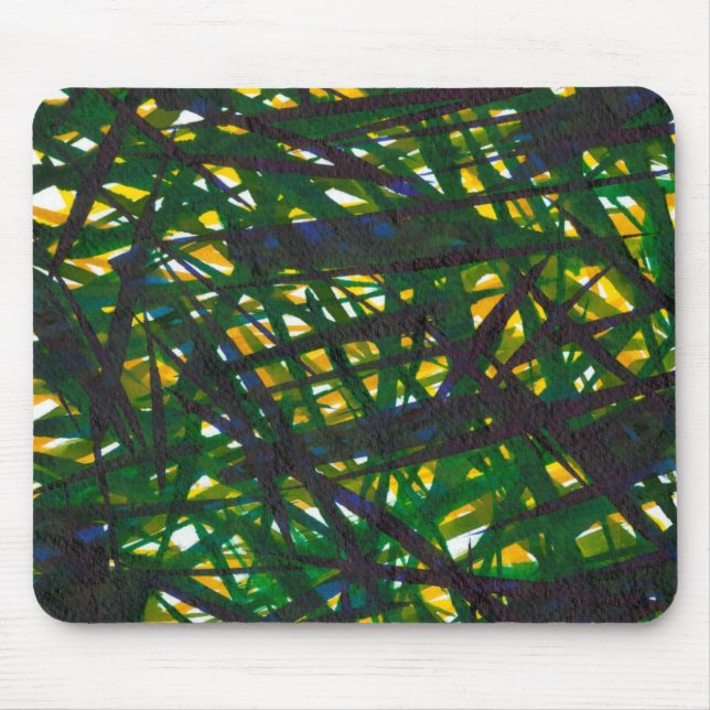 Green Thicket II Mouse Mat (Front)