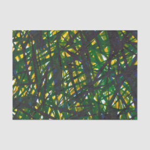 Green Thicket II Tissue Paper