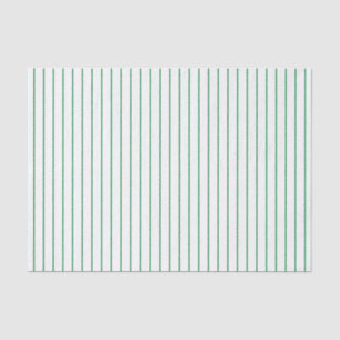 Green Thin Line Pin Striped Pattern Tissue Paper