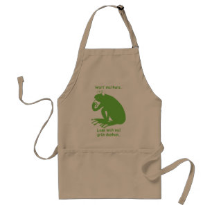 Green thinking standard apron