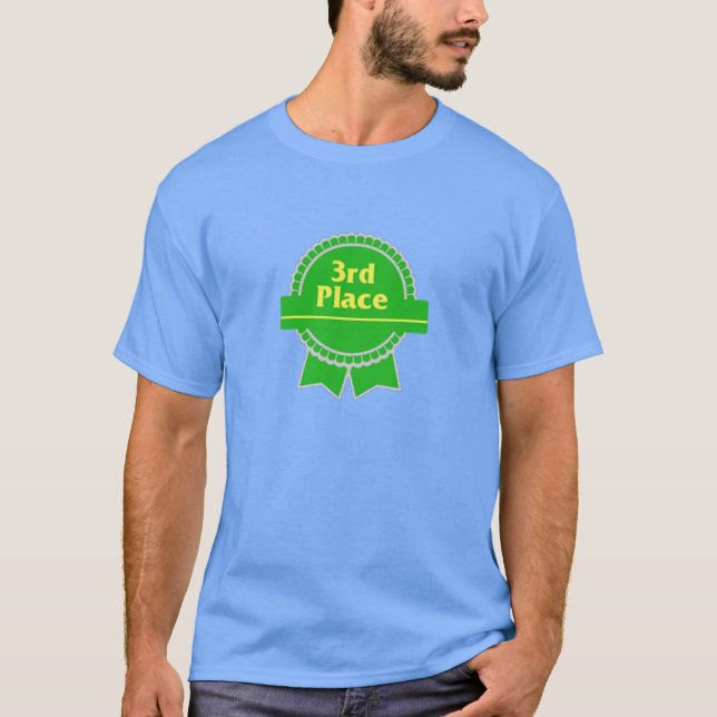 Green Third Place Ribbon T-Shirt (Front)