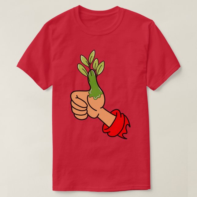Green Thumb 1 T-Shirt (Design Front)