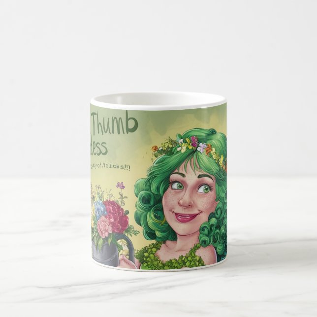 GREEN THUMB GODDESS COFFEE MUG (Center)