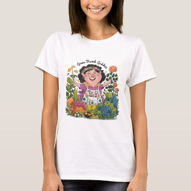 GREEN THUMB GODDESS T-Shirt (Front)
