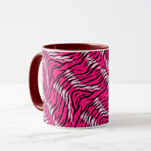 Green Tiger Animal Skin Pattern Design Mug