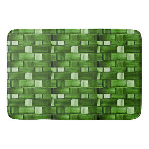 Green Tile Bathmat