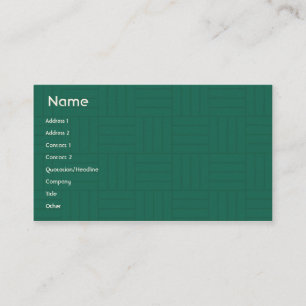 Green Tiles - Business Business Card