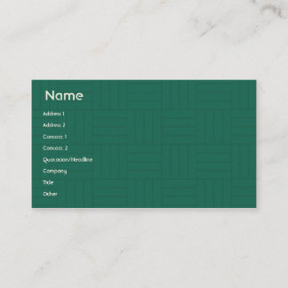 Green Tiles - Business Business Card