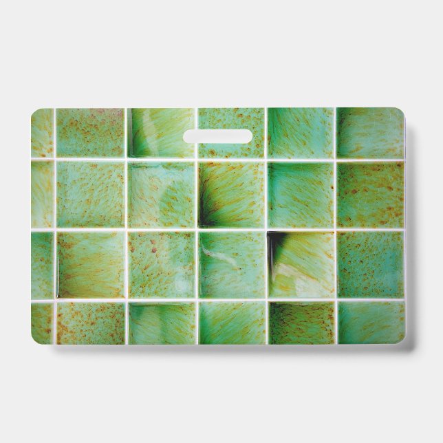 Green tiles ID badge (Front)