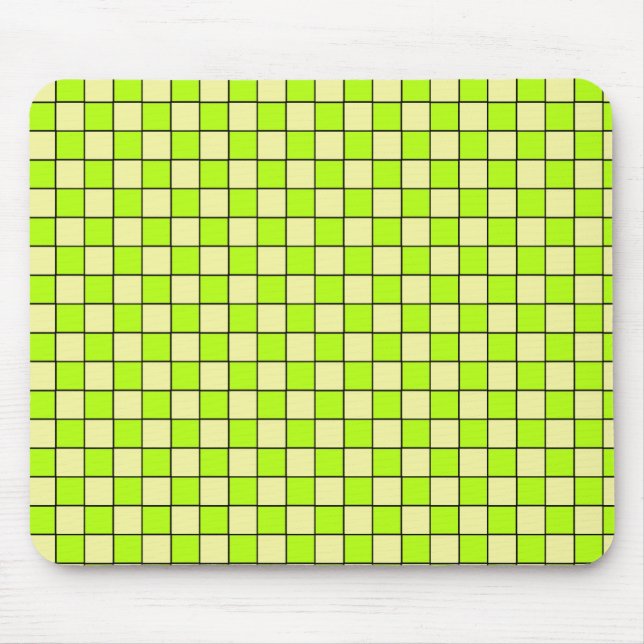 Green Tiles Mouse Mat (Front)
