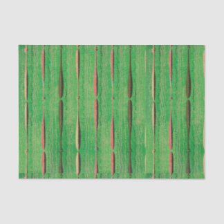 GREEN TISSUE PAPER JAPANESE WOODBLOCK PATTERN