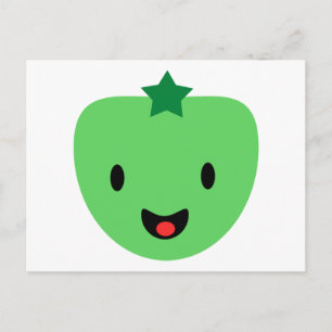 Green tomato postcard