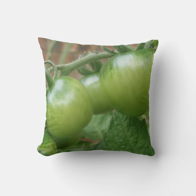 Green Tomatoes Pillow (Front)