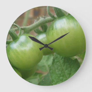 Green Tomatoes Wall Clock