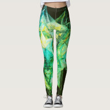 Green Toned Abstract Colours on Customised Modern