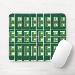 Green Topsy Turvy  Mouse Mat