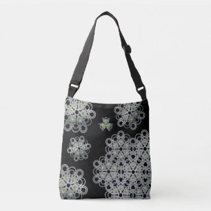 Green Torusphere PolyHexaBloom Crossbody Bag
