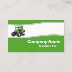 Green Tractor - Farm Supply Business Card