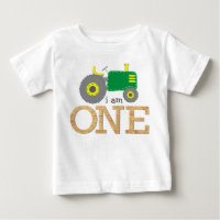 Green Tractor First Birthday