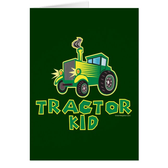 Green Tractor Kid (Front)