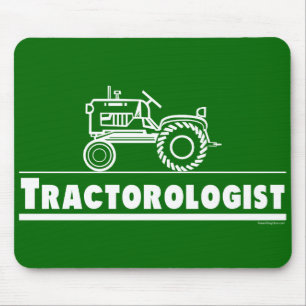 Green Tractor Ologist Mouse Mat