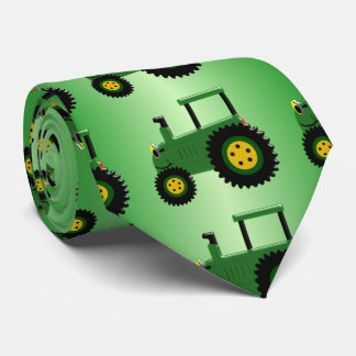 Green Tractor Tie