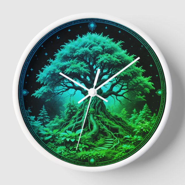 Green Tree Clock (Front)