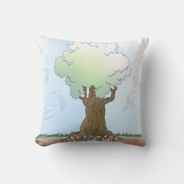 Green Tree Cushion (Front)