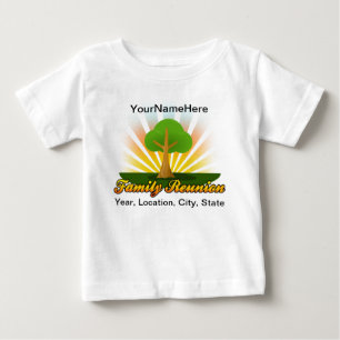 Green Tree Family Reunion Logo Baby T-Shirt