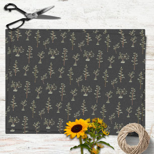Green Tree Forest Pattern Tissue Paper