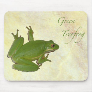 Green Tree Frog Mousepad