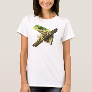 Green tree frog t-shirt