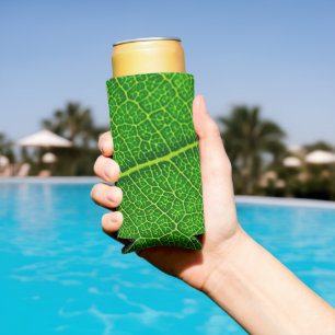 Green Tree Leaf Seltzer Can Cooler