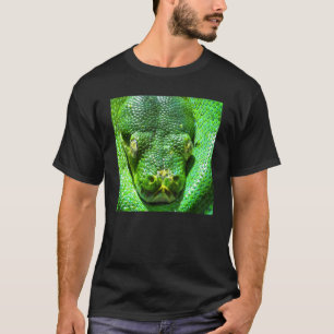 Green Tree Python Snake Apparel T-Shirt