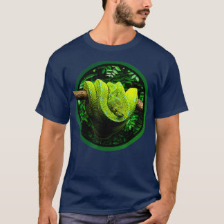 Green Tree Python SnakeReptile Keepers T-Shirt