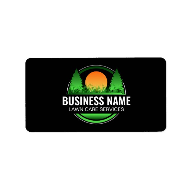 Green Tree Sun Lawn Care Services Label (Front)