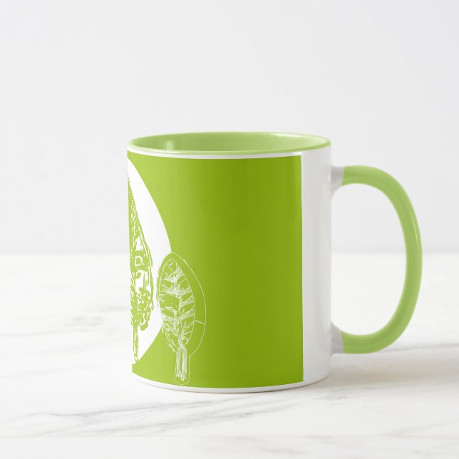 Green Trees and Moon Mugs (Right)