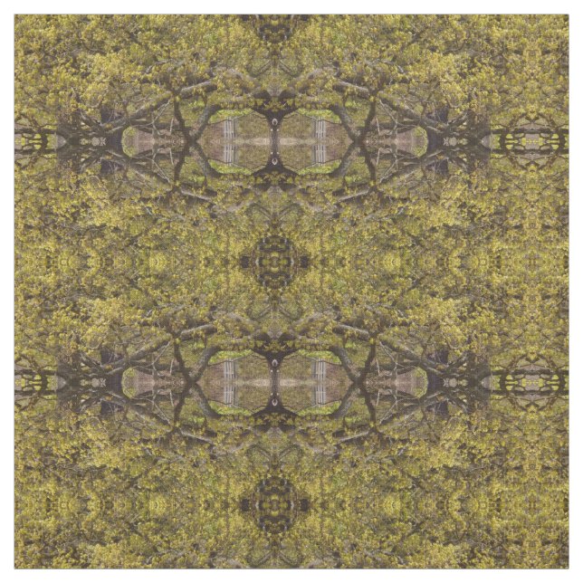 Green Trees Fabric (Swatch)