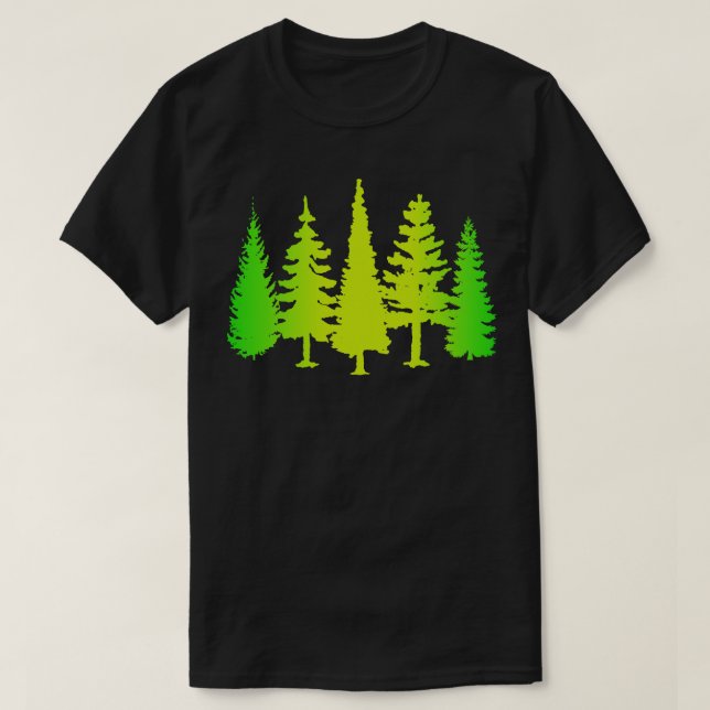 Green Trees T-Shirt (Design Front)