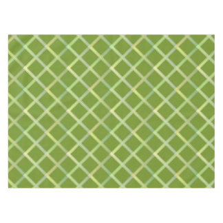 Green Trellis Pattern Tablecloth