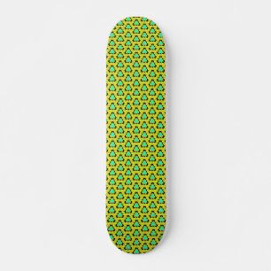 Green Triangle Pattern Skateboard